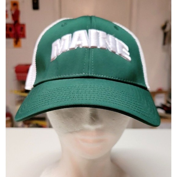 Maine The Game Adjustable Mesh Back Hat New w/ Tag Green OSFA - Picture 1 of 10